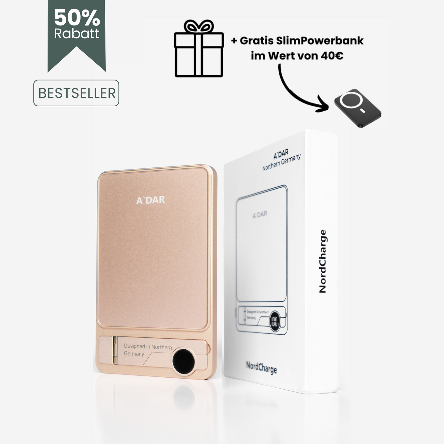 NordCharge - Magnetische PowerBank + SlimCharge