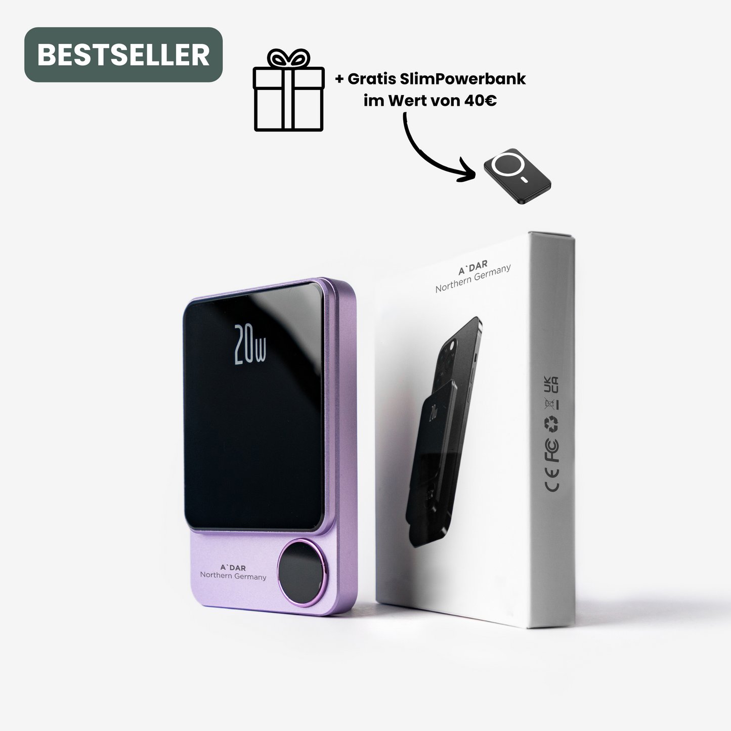 AdarCharge Pro - Magnetische PowerBank Summer Bundle