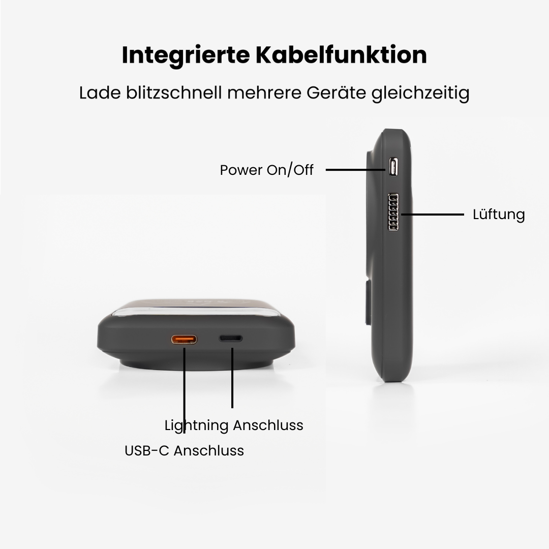 IceCharge - Magnetische PowerBank + integrierte Kühlung
