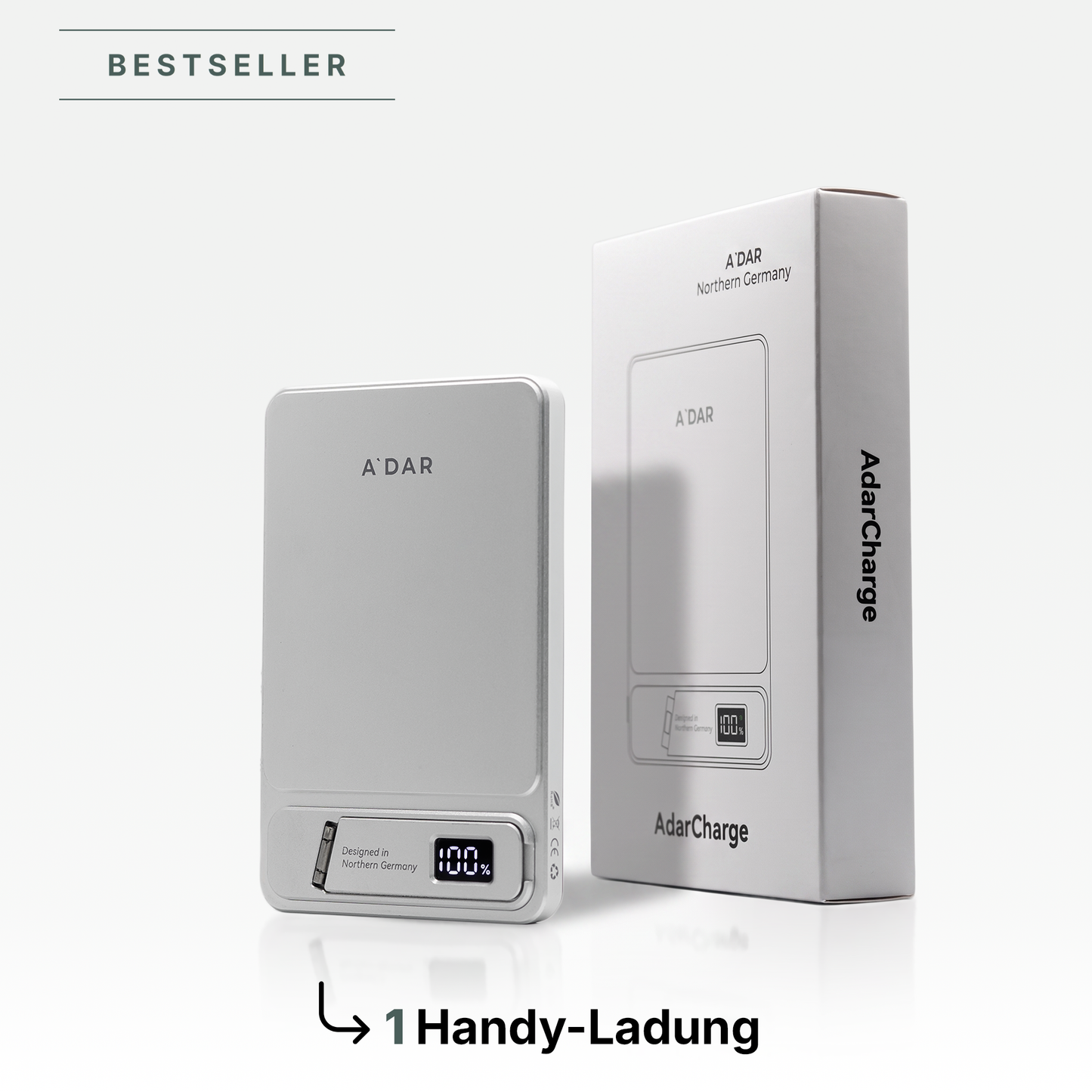 Magnetische PowerBank mit Überhitzungsschutz