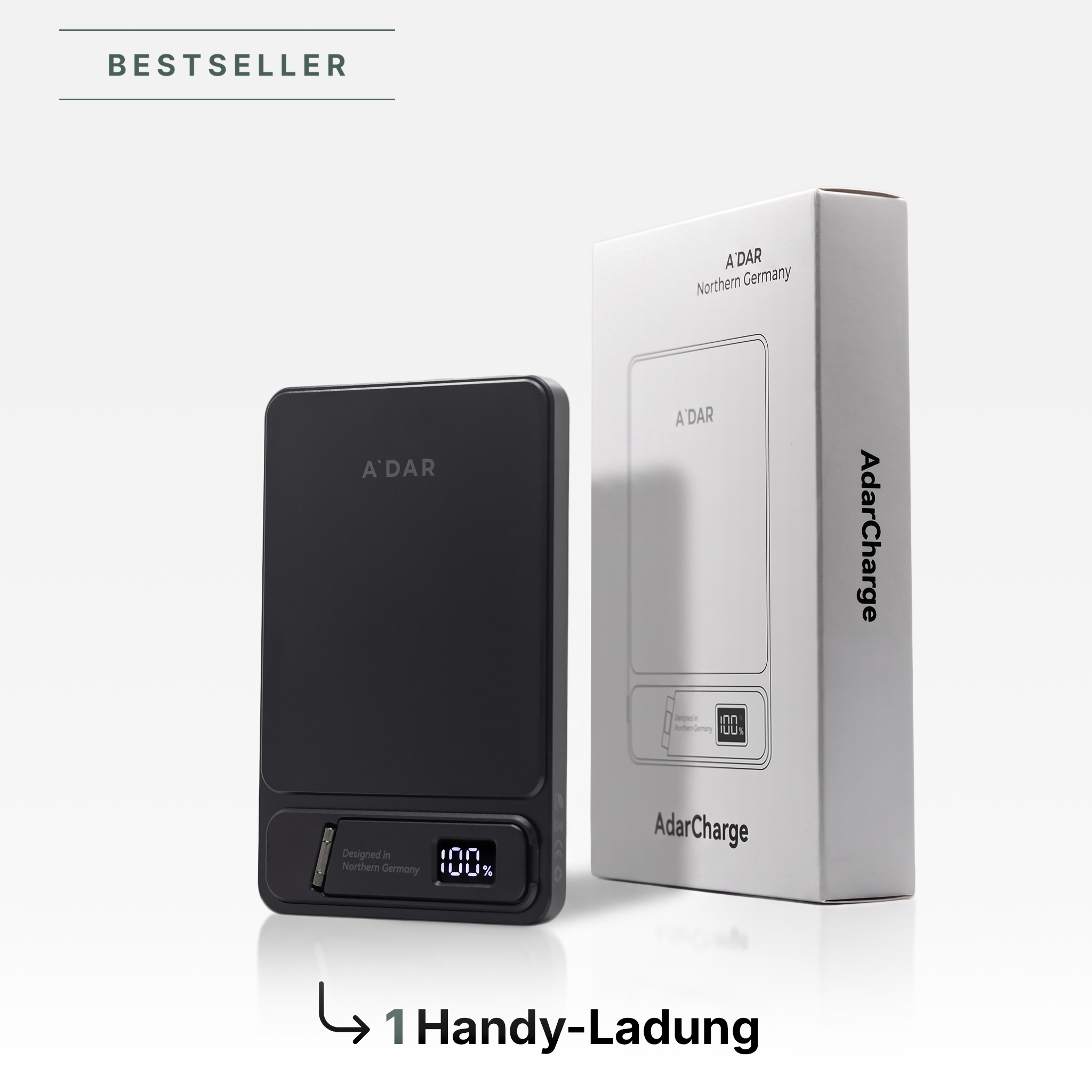 Magnetische PowerBank mit Überhitzungsschutz