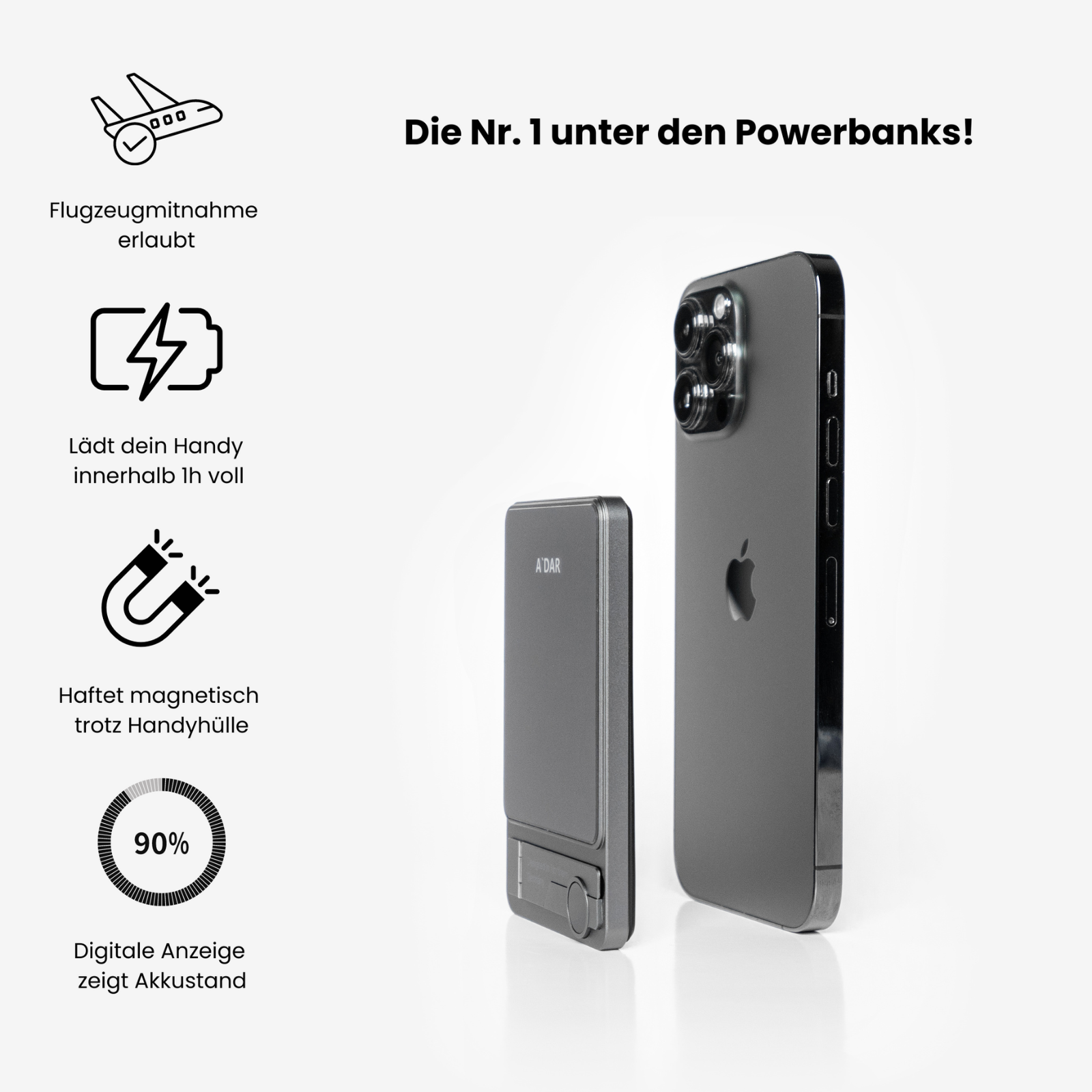 NordCharge - Magnetische PowerBank + SlimCharge