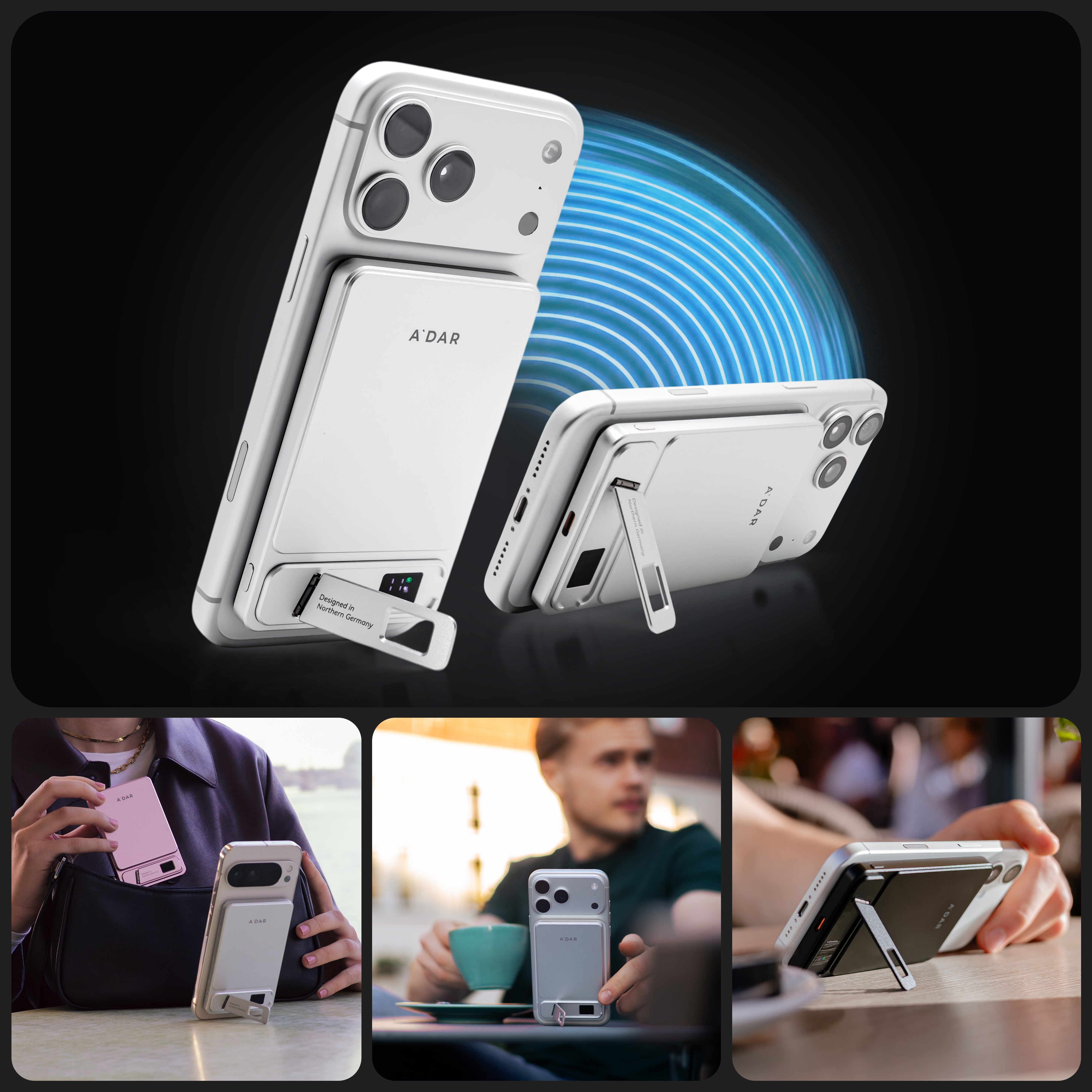 AdarCharge - magnetische Powerbank mit Überhitzungsschutz