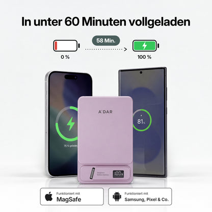 Magnetic Power Bank with Overheating Protection