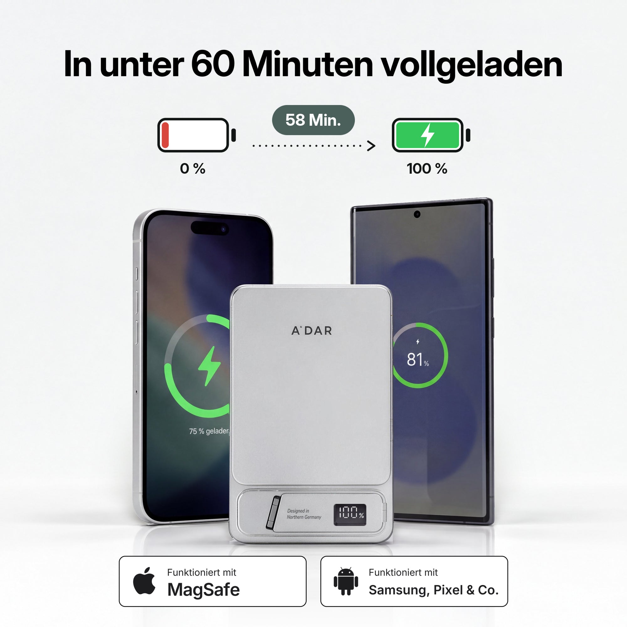 Magnetic Power Bank with Overheating Protection
