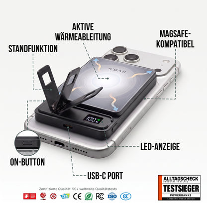 Magnetic Power Bank with Overheating Protection