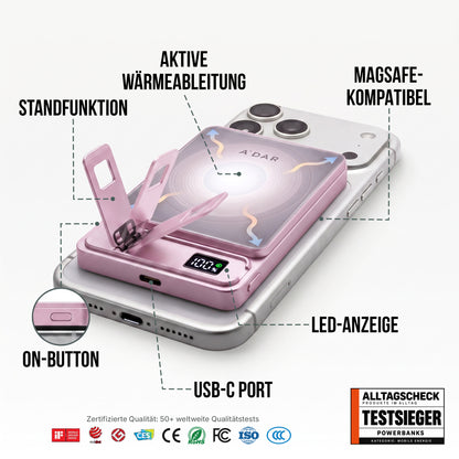 Magnetic Power Bank with Overheating Protection