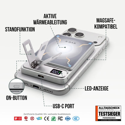 Magnetic Power Bank with Overheating Protection