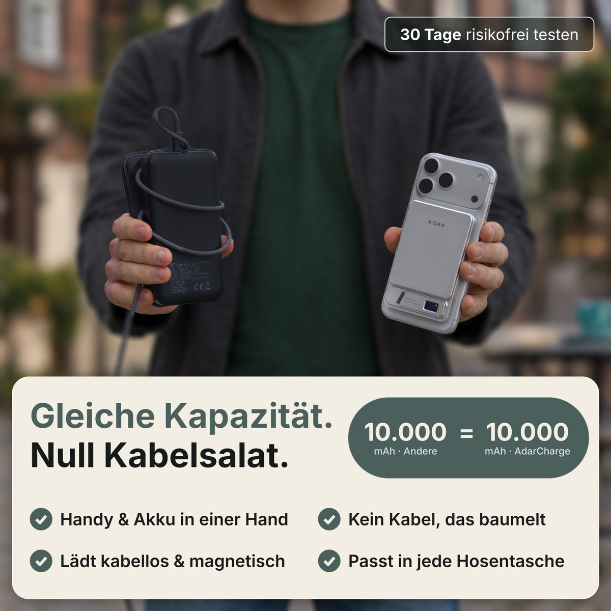 Magnetic Power Bank with Overheating Protection