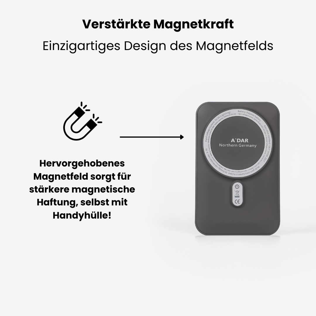 IceCharge - Magnetische PowerBank +  integrierte Kühlung