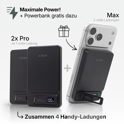Magnetische PowerBank mit Überhitzungsschutz