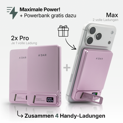 Magnetische PowerBank mit Überhitzungsschutz