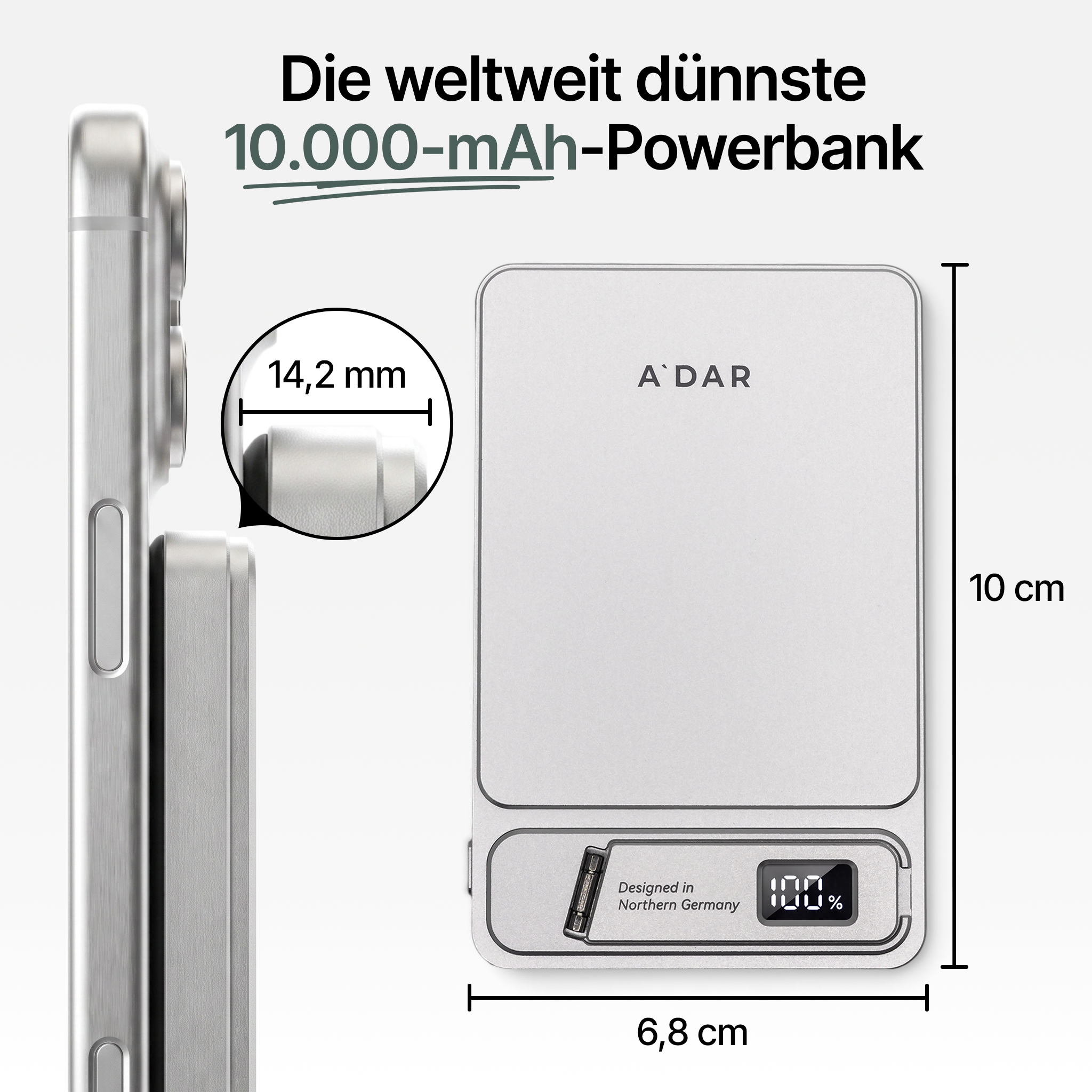 Magnetic Power Bank with Overheating Protection