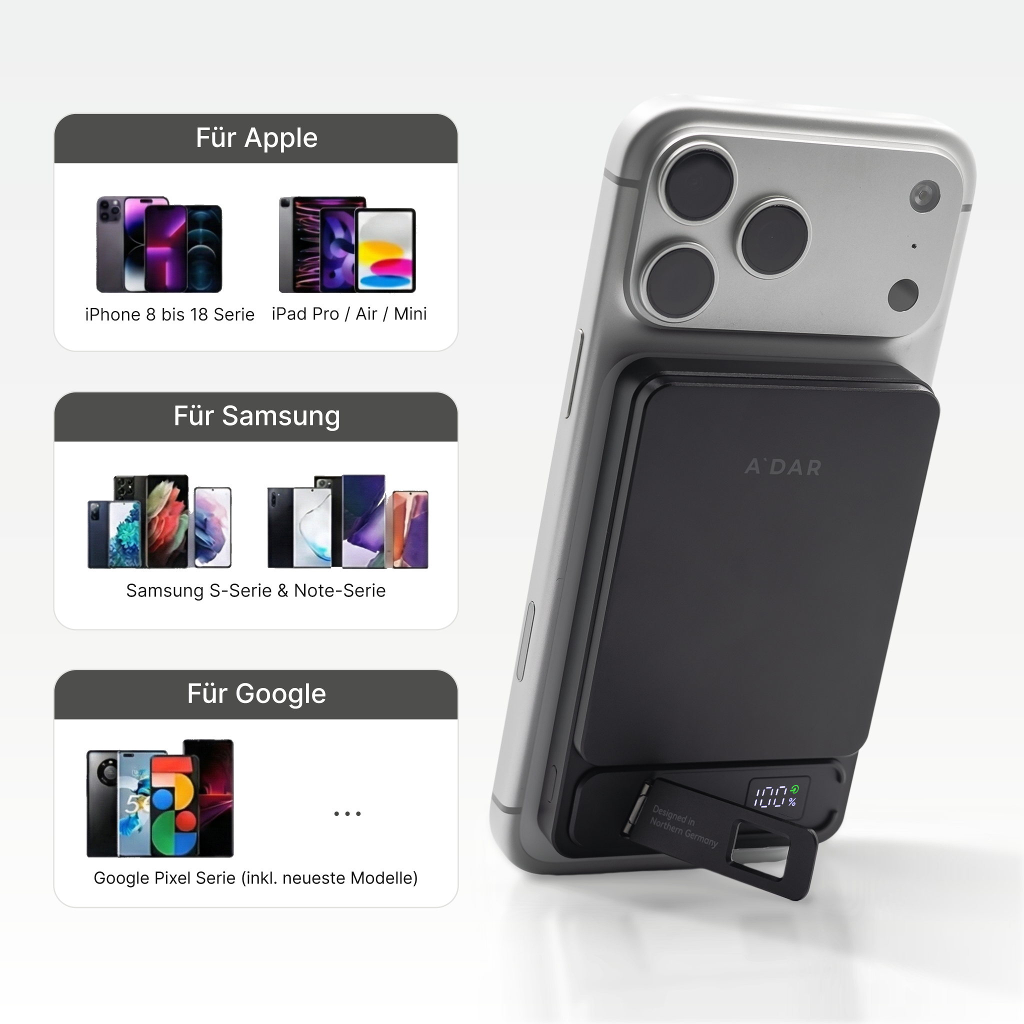 Magnetic Power Bank with Overheating Protection