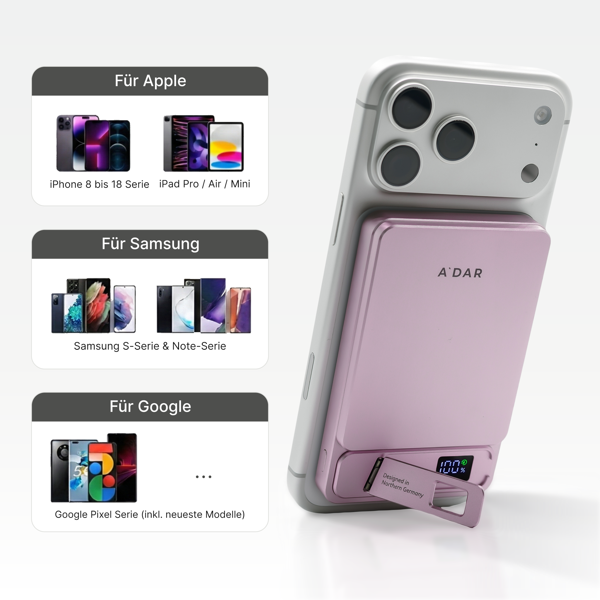 Magnetic Power Bank with Overheating Protection