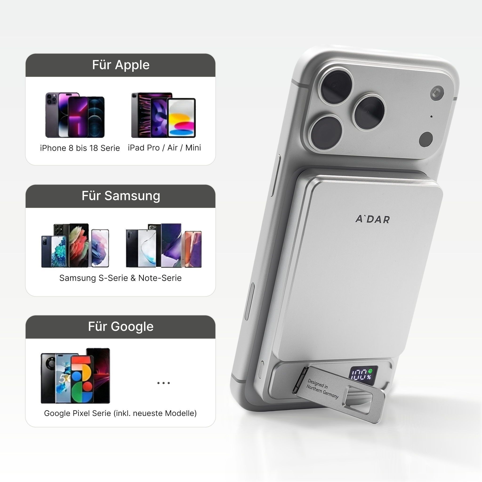 Magnetic Power Bank with Overheating Protection