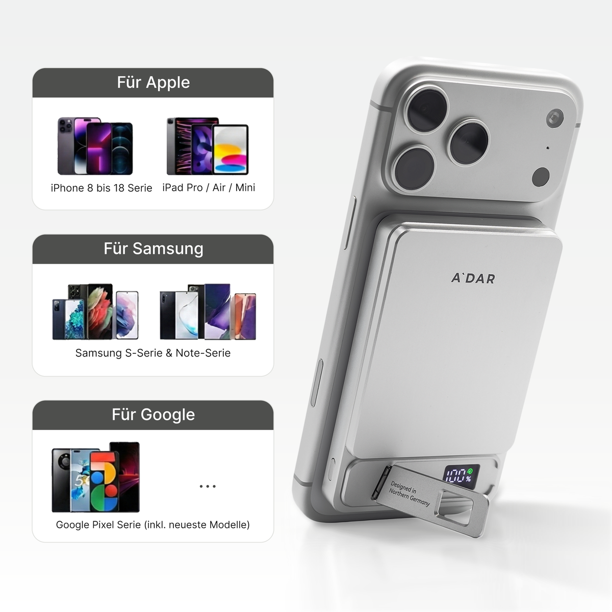 Magnetic Power Bank with Overheating Protection