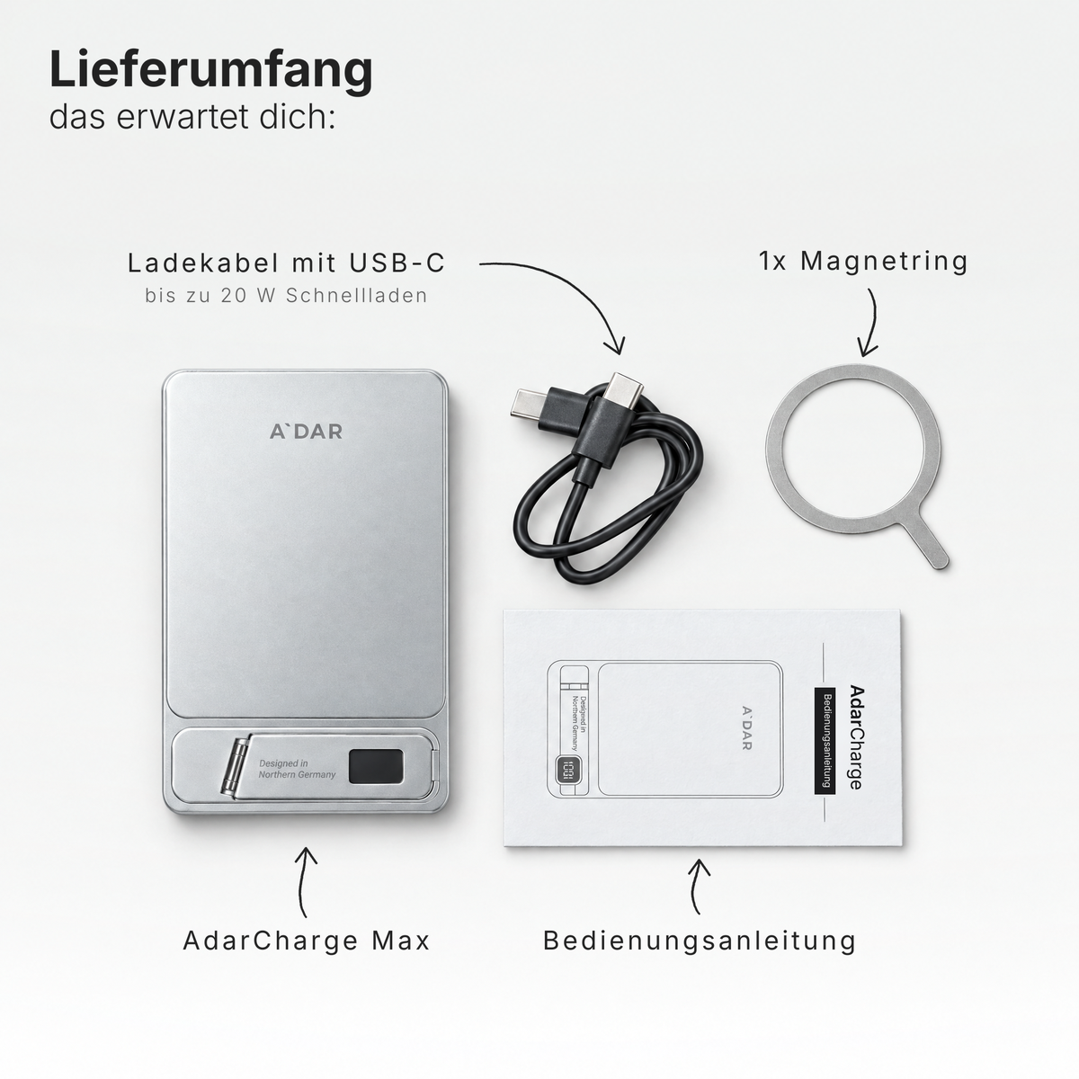 Magnetic Power Bank with Overheating Protection