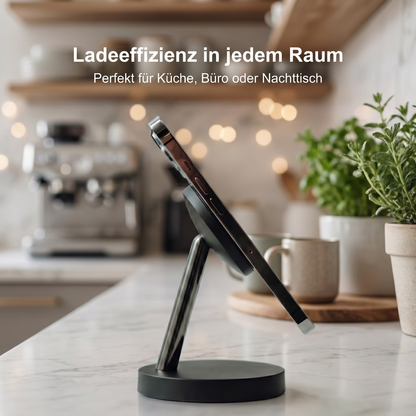 LuxCharge - 4-in-1 Kabellose Ladestation für Apple und Samsung (Android)
