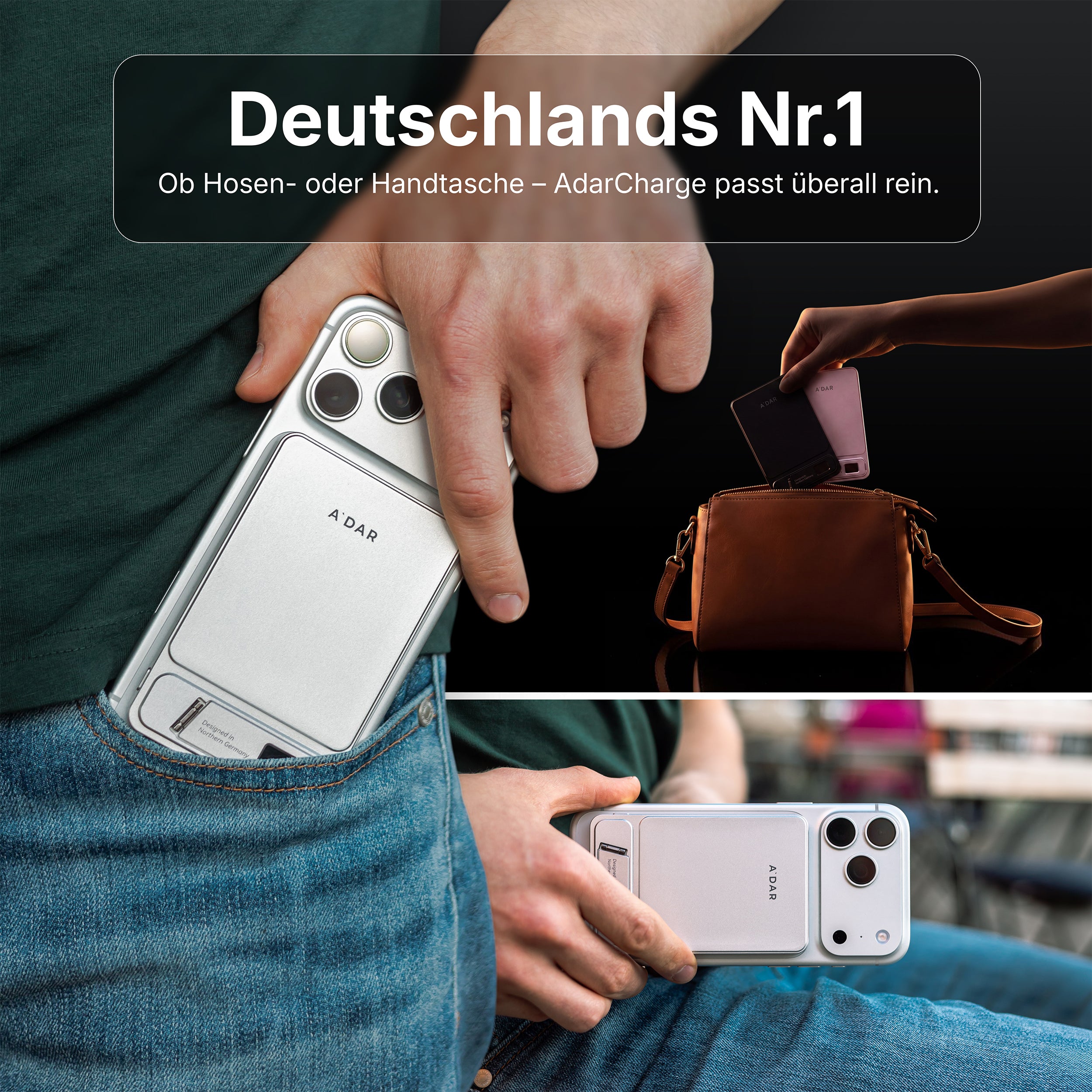 AdarCharge - magnetische Powerbank mit Überhitzungsschutz