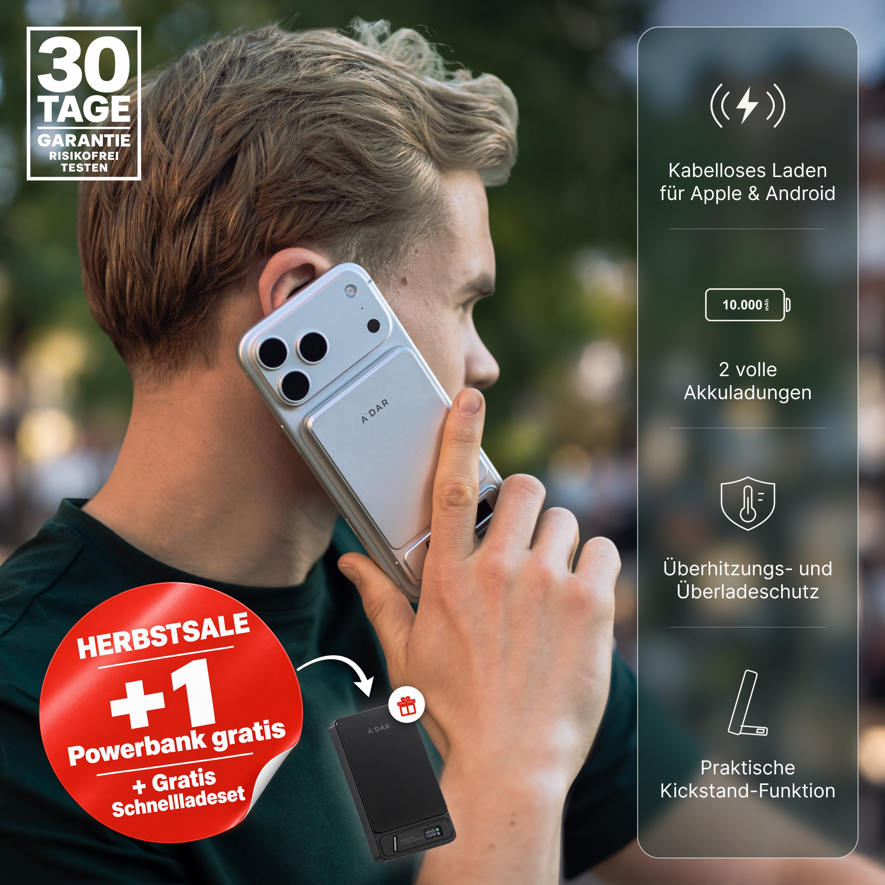 Magnetic Power Bank with Overheating Protection